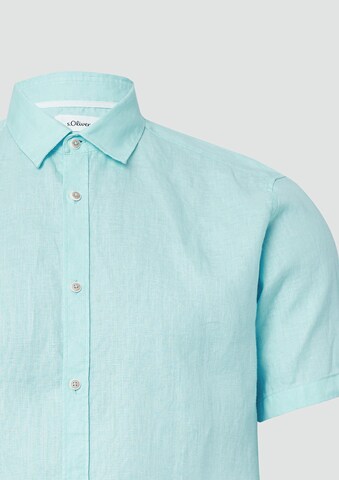 Coupe regular Chemise s.Oliver en vert