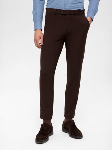 Regular Pantalon chino Antioch en marron