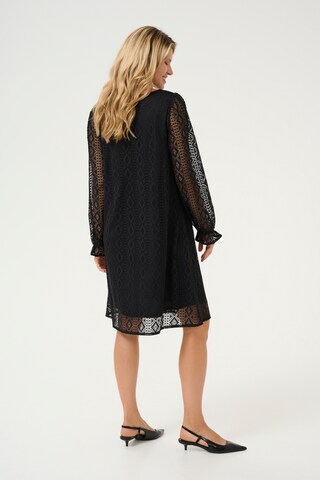 Cream Jurk 'Valerie' in Zwart