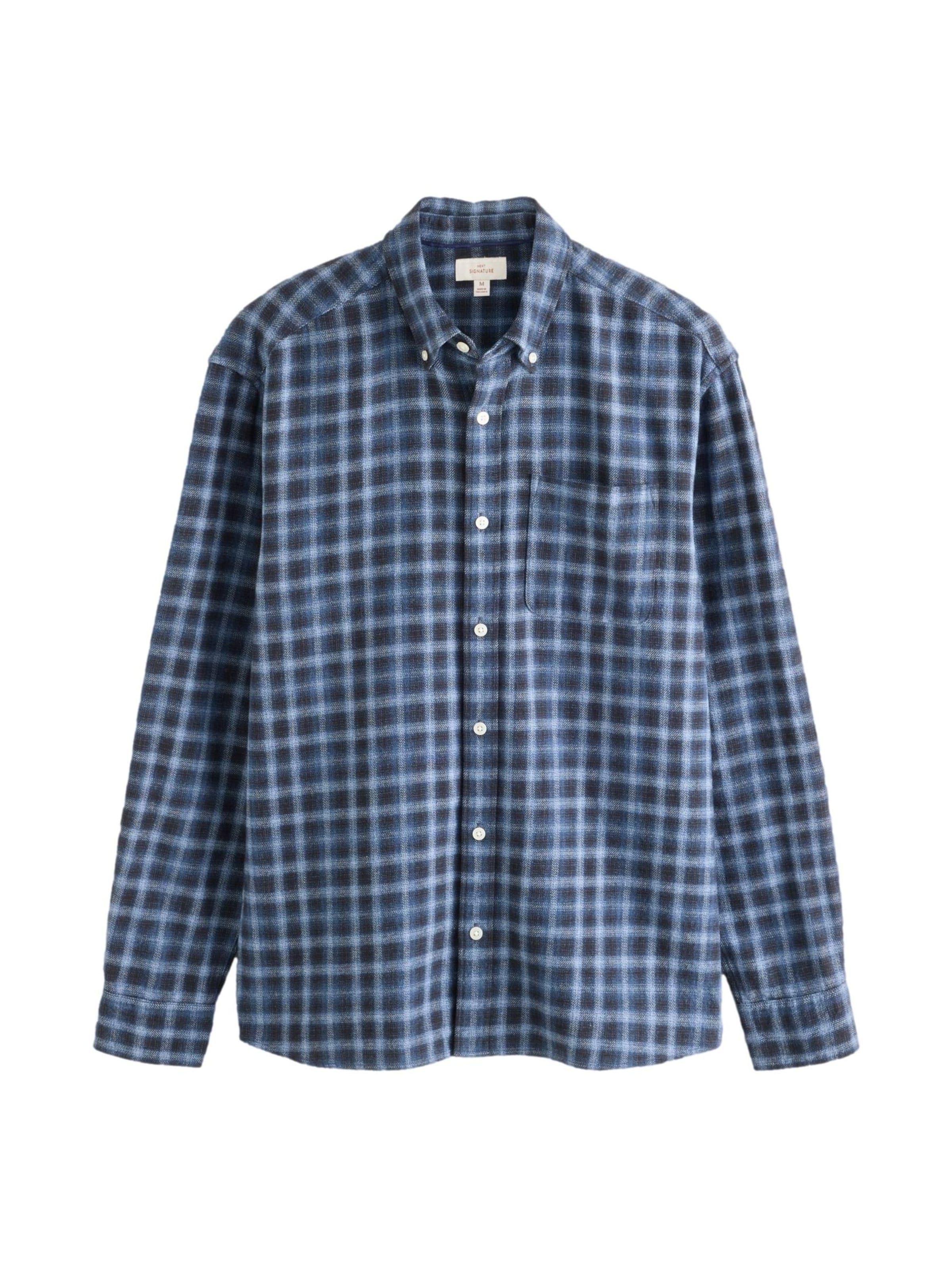 Next Regular Fit Hemd in Blau: Vorderseite