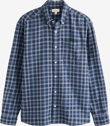 Next Button Up Shirt in Blue: front