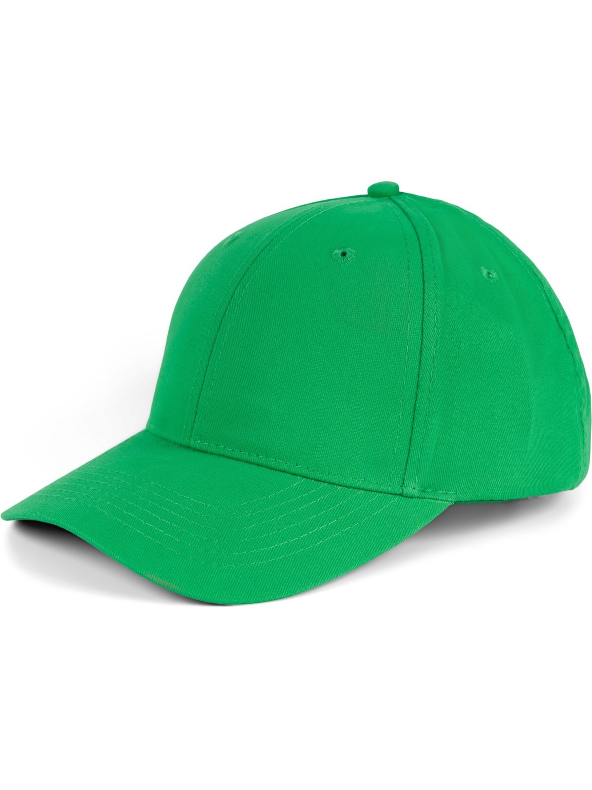 styleBREAKER Cap 'Baseball Cap Einfarbig'‌‌‌‌‌‌‌‌ in 54-64 in grün, Produktansicht