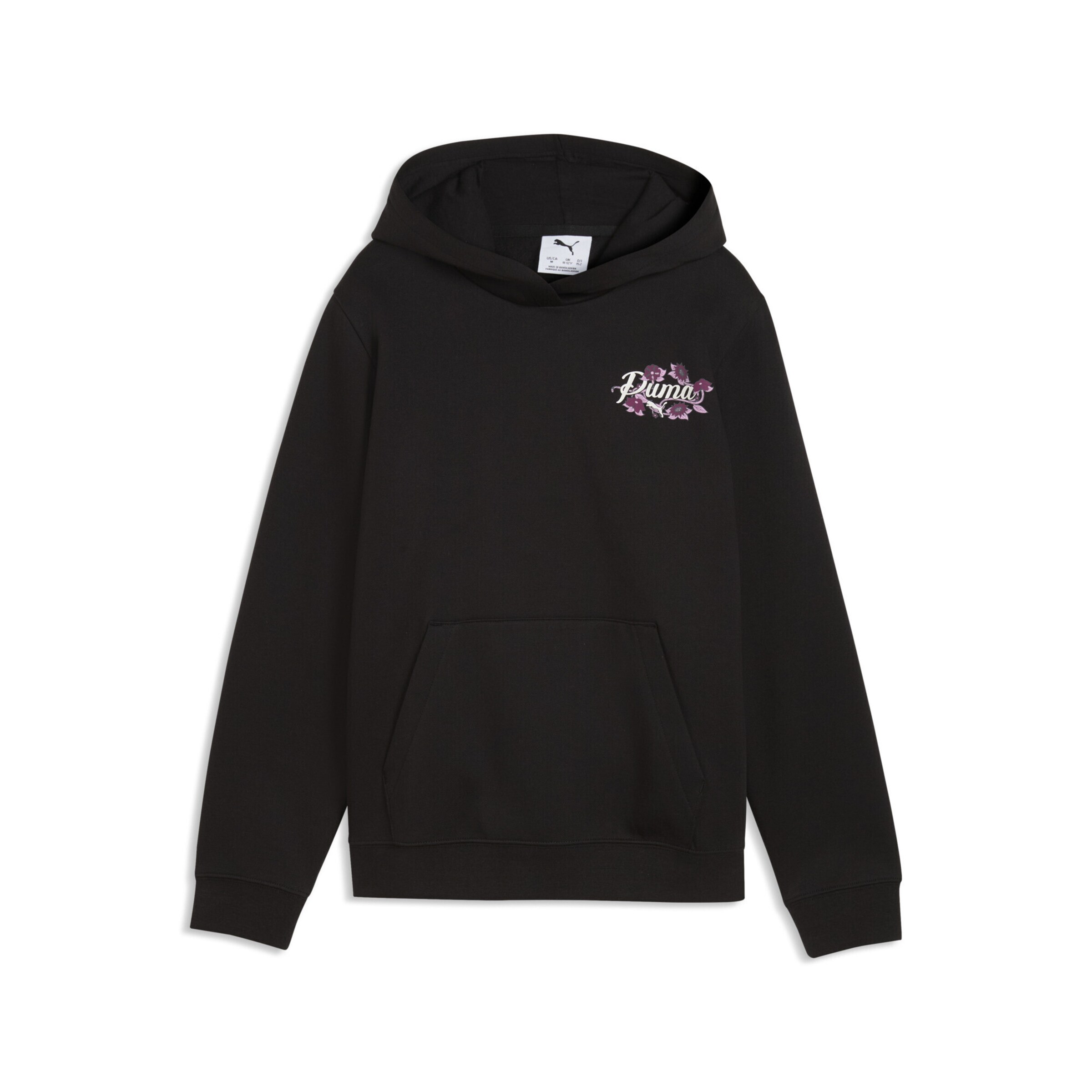 PUMA Sweatshirt 'Essentials Nature 2.0' in Black: front