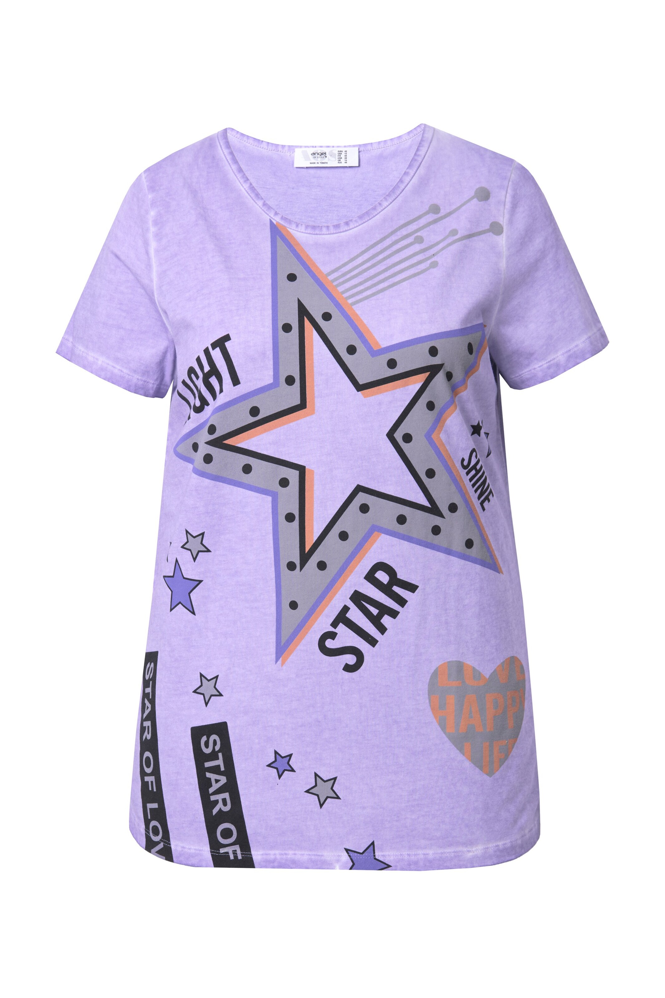 Angel of Style Shirt in Lila: voorkant