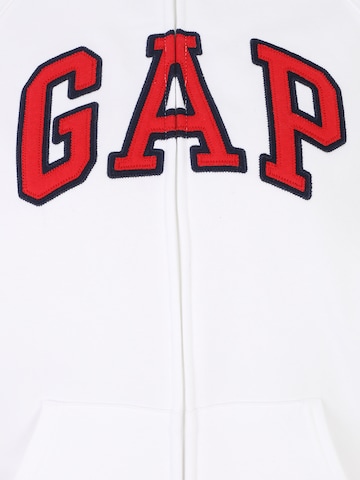 Gap Tall Кофта на молнии 'HERITAGE' в Белый