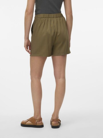 VERO MODA Regular Bandplooibroek 'JESMILO' in Groen