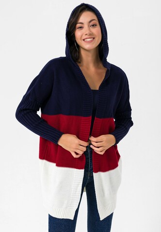 Felix Hardy Strickjacke in Blau: Vorderseite