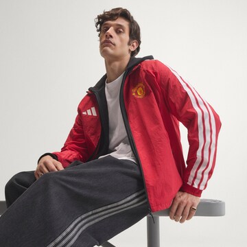 ADIDAS PERFORMANCE Trainingsjacke 'Manchester United Anthem' in Rot