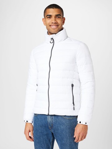 Veste d’hiver Superdry en blanc : devant