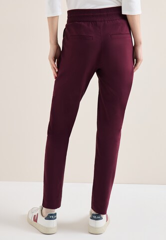 CECIL Tapered Pants 'Tracey' in Red