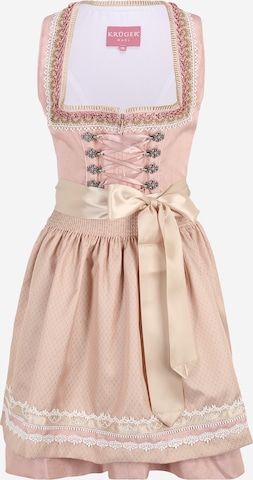 Krüger Madl Dirndl in Pink: front