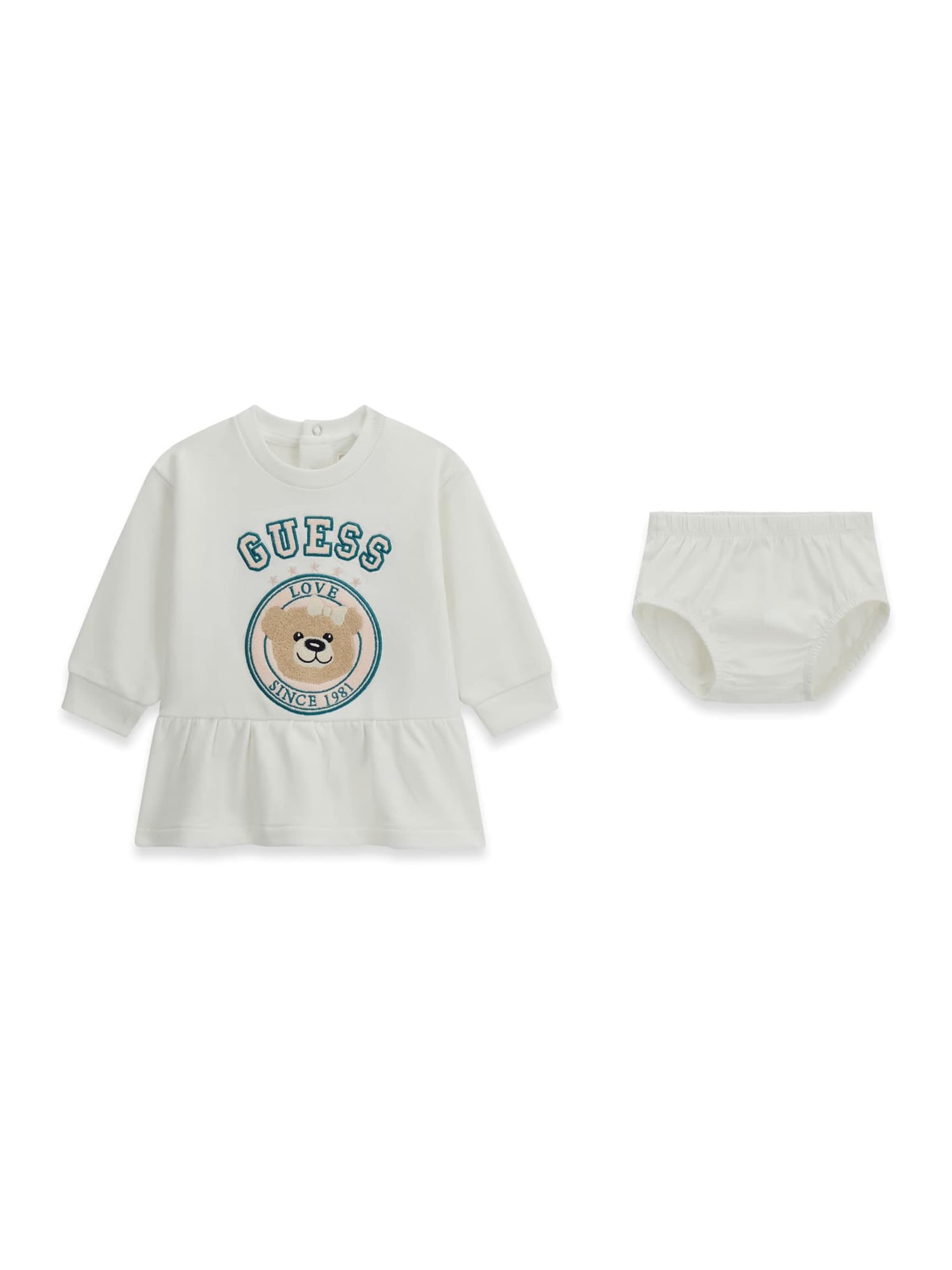 GUESS Set in Beige: front