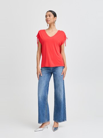T-shirt 'BYPerl' b.young en rouge
