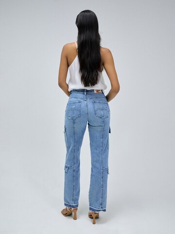 Salsa Jeans Regular Cargojeans 'Faith' in Blauw