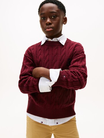 TOMMY HILFIGER Pullover in Rot: Vorderseite