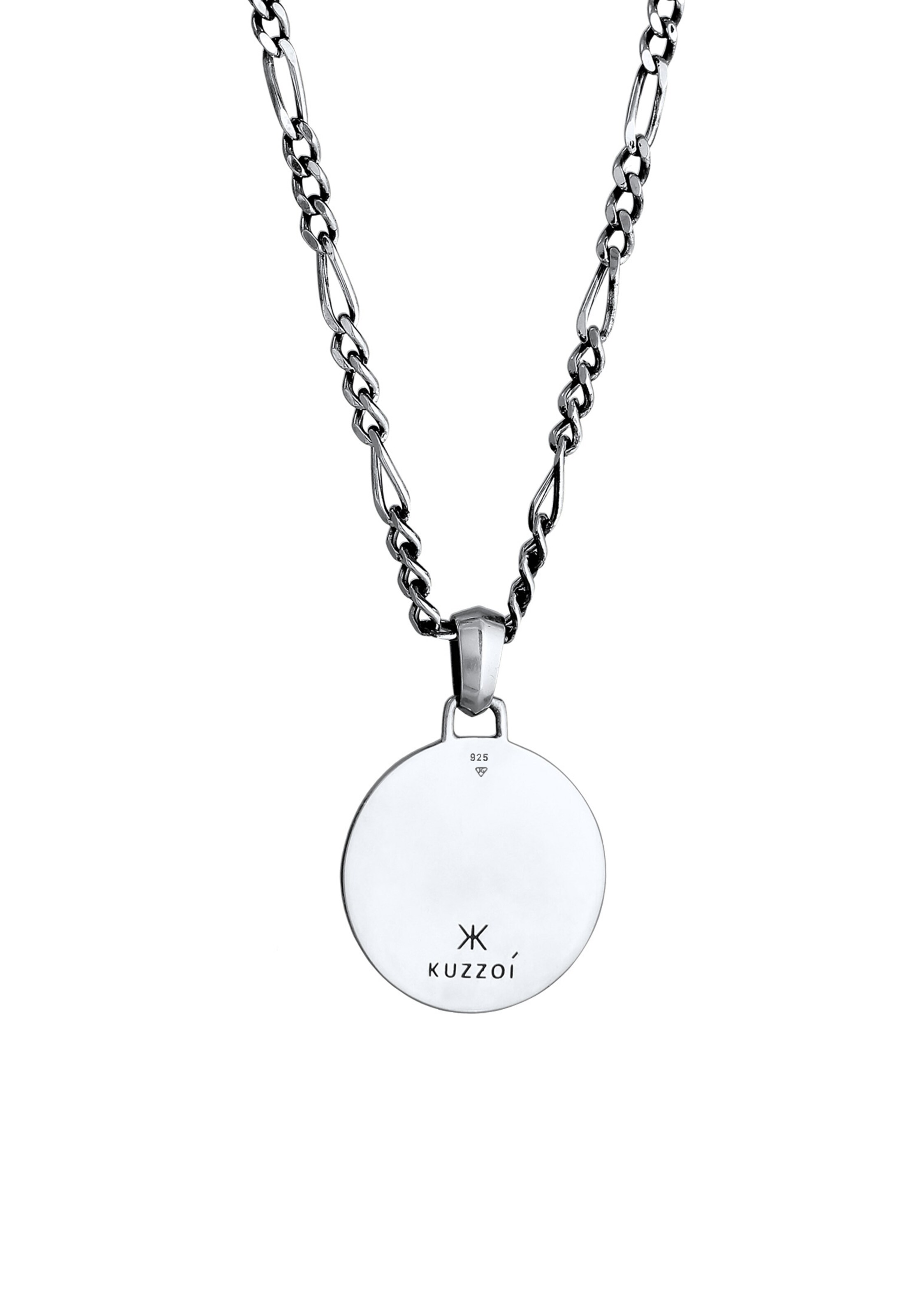 KUZZOI Ketting 'Figaro' in Zilver
