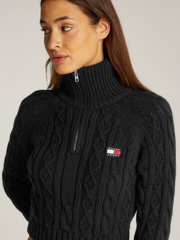 Tommy Jeans Pullover in Schwarz