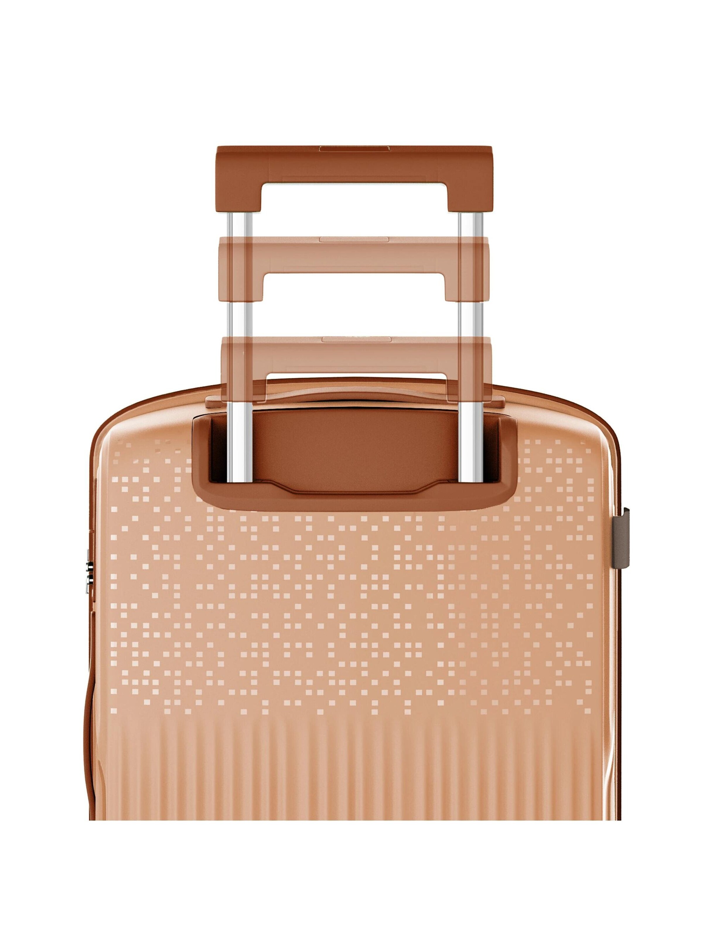 4FLY Suitcase Set 'Pixel' in Brown