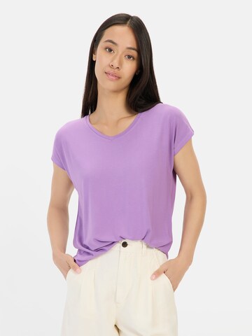 CAMEL ACTIVE Shirt in Purple: front