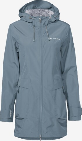 VAUDE Outdoorjas ' W Skomer PR II ' in Blauw: voorkant