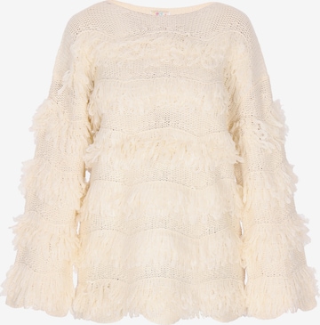 balta IZIA Megztinis: priekis