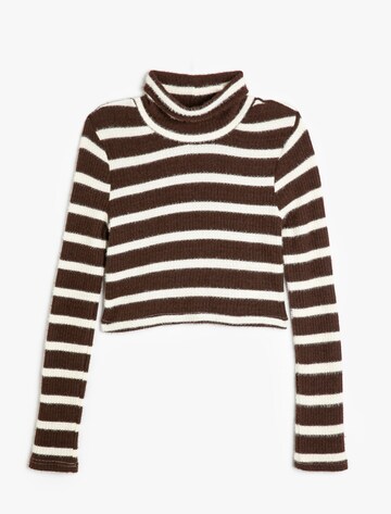 Koton Sweatshirt in Braun: Vorderseite