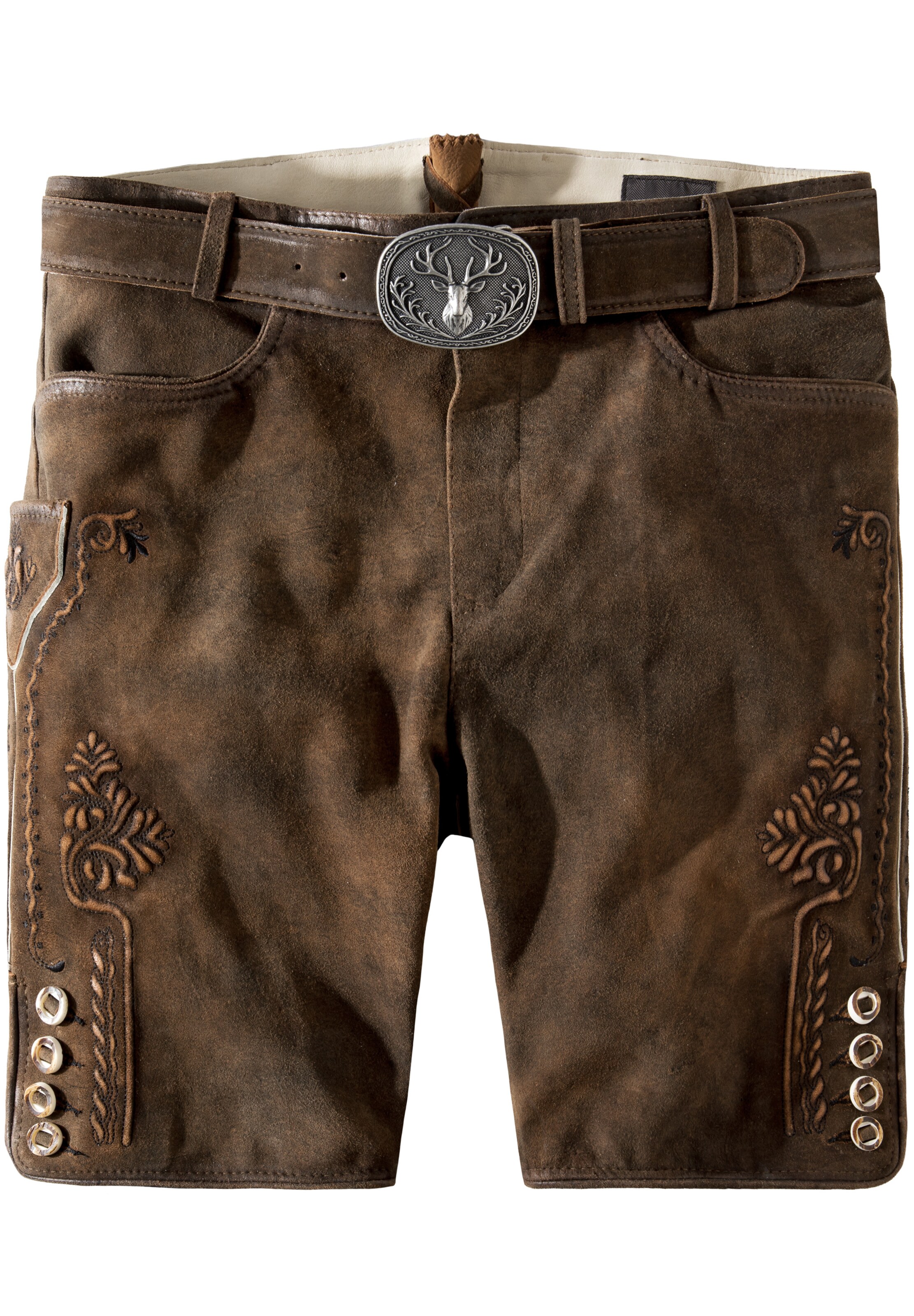 STOCKERPOINT Traditional Pants in Brown: front
