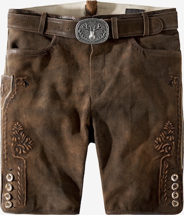 STOCKERPOINT Traditional Pants in Brown: front