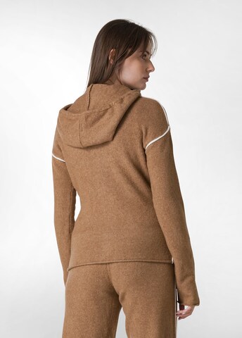 DEHA Gebreid vest in Bruin