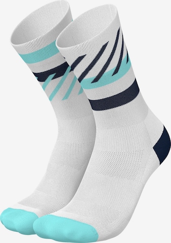 INCYLENCE Athletic Socks 'DISRUPTS' in Blue: front