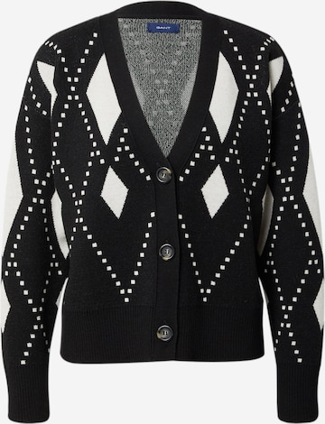 Cardigan GANT en noir : devant