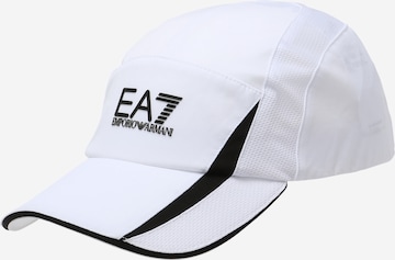 EA7 Emporio Armani Cap in White: front