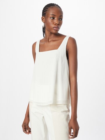 Club Monaco Top in Wit: voorkant