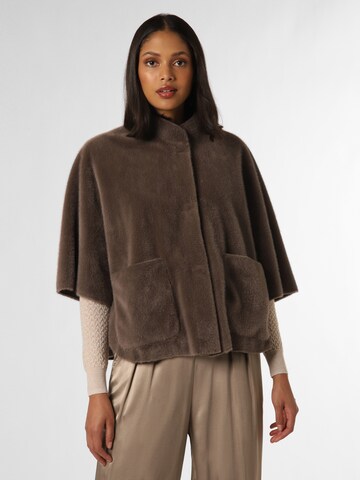 RINO & PELLE Cape ' Dewi ' in Grey: front