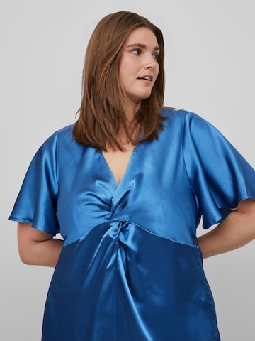 Vila Curve Kleid in Blau