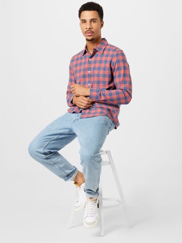 Coupe regular Chemise 'KENNETH' American Eagle en bleu