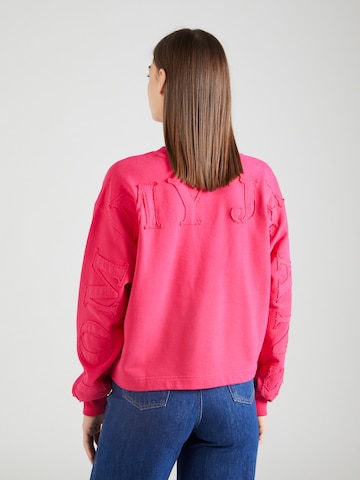 Tommy Jeans Sweatshirt 'Tonal Appliqué' in Pink