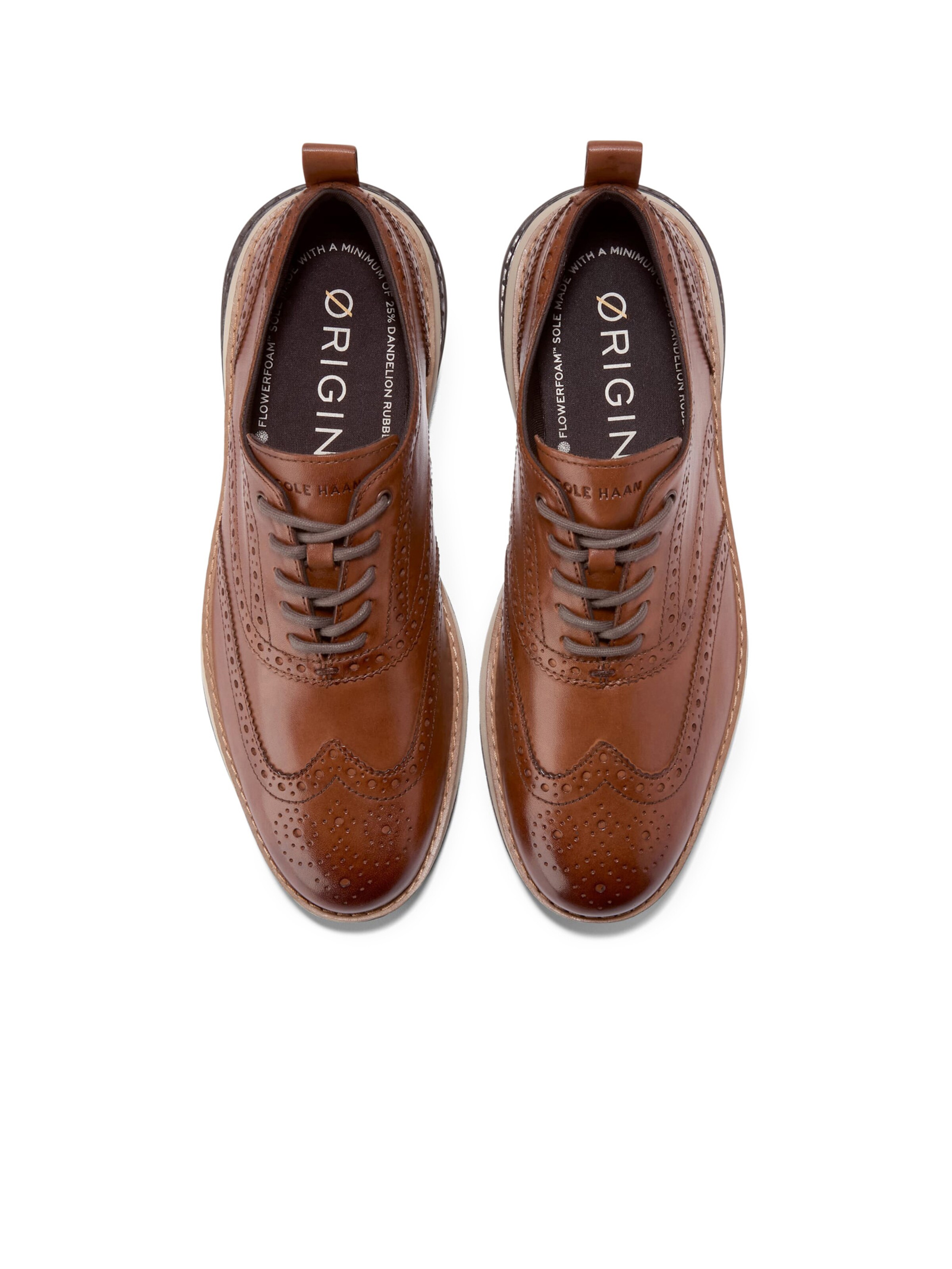 Chaussure à lacets 'Wingtip Oxford' Cole Haan en marron