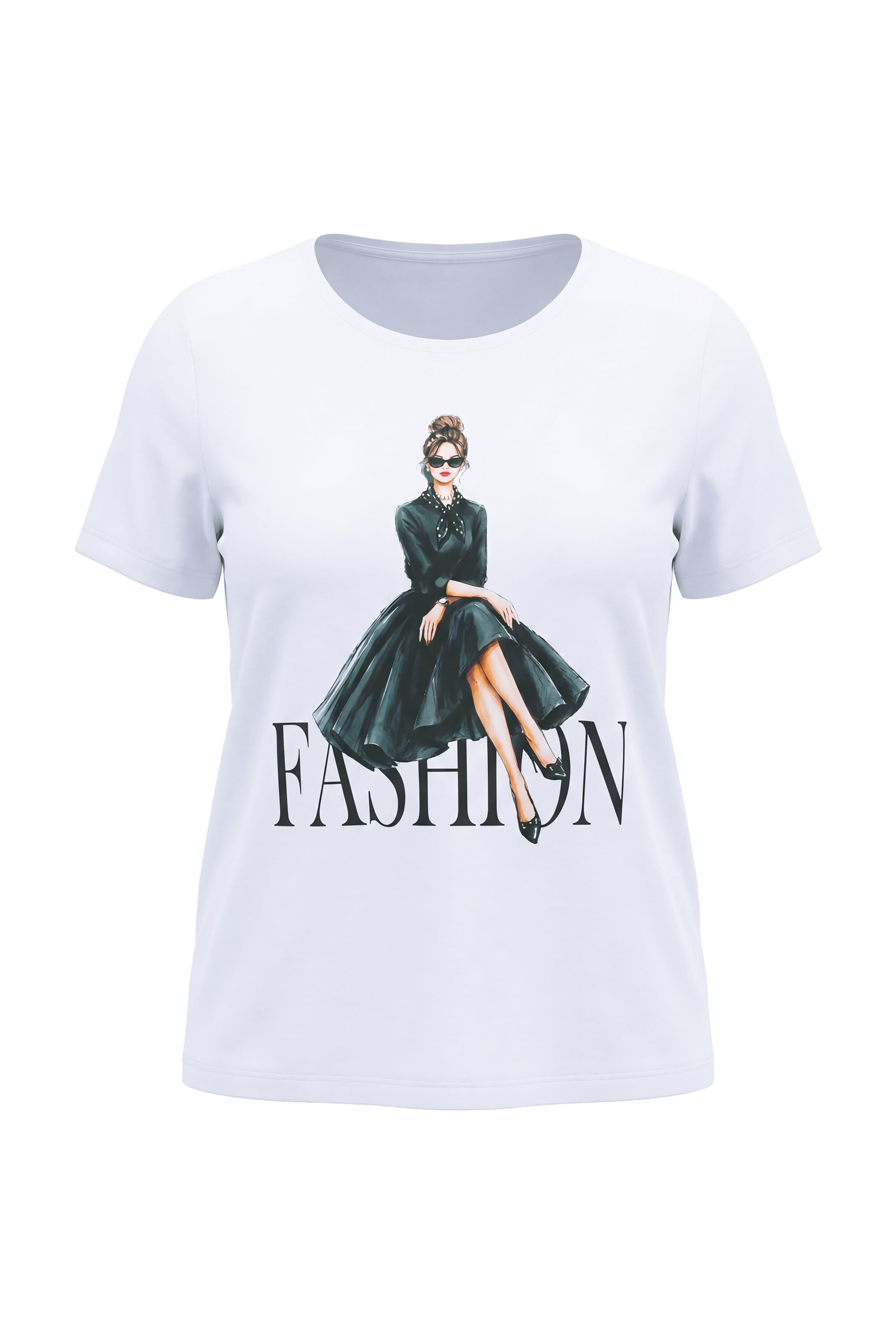MIAMODA Shirt in White: front