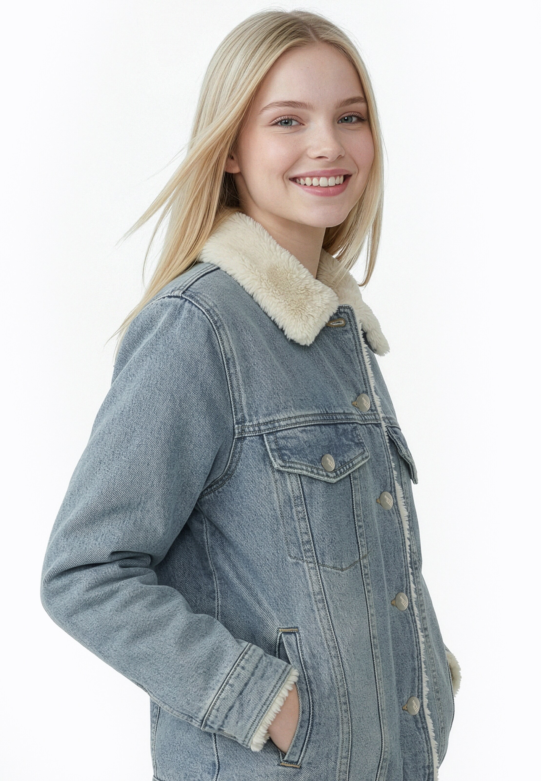MYMO - Chaqueta de entretiempo en azul