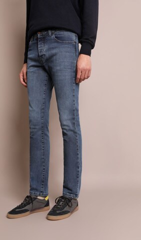 Coupe slim Jean Scalpers en bleu