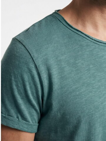 Antargo Shirt 'Basic Open Edge' in Green