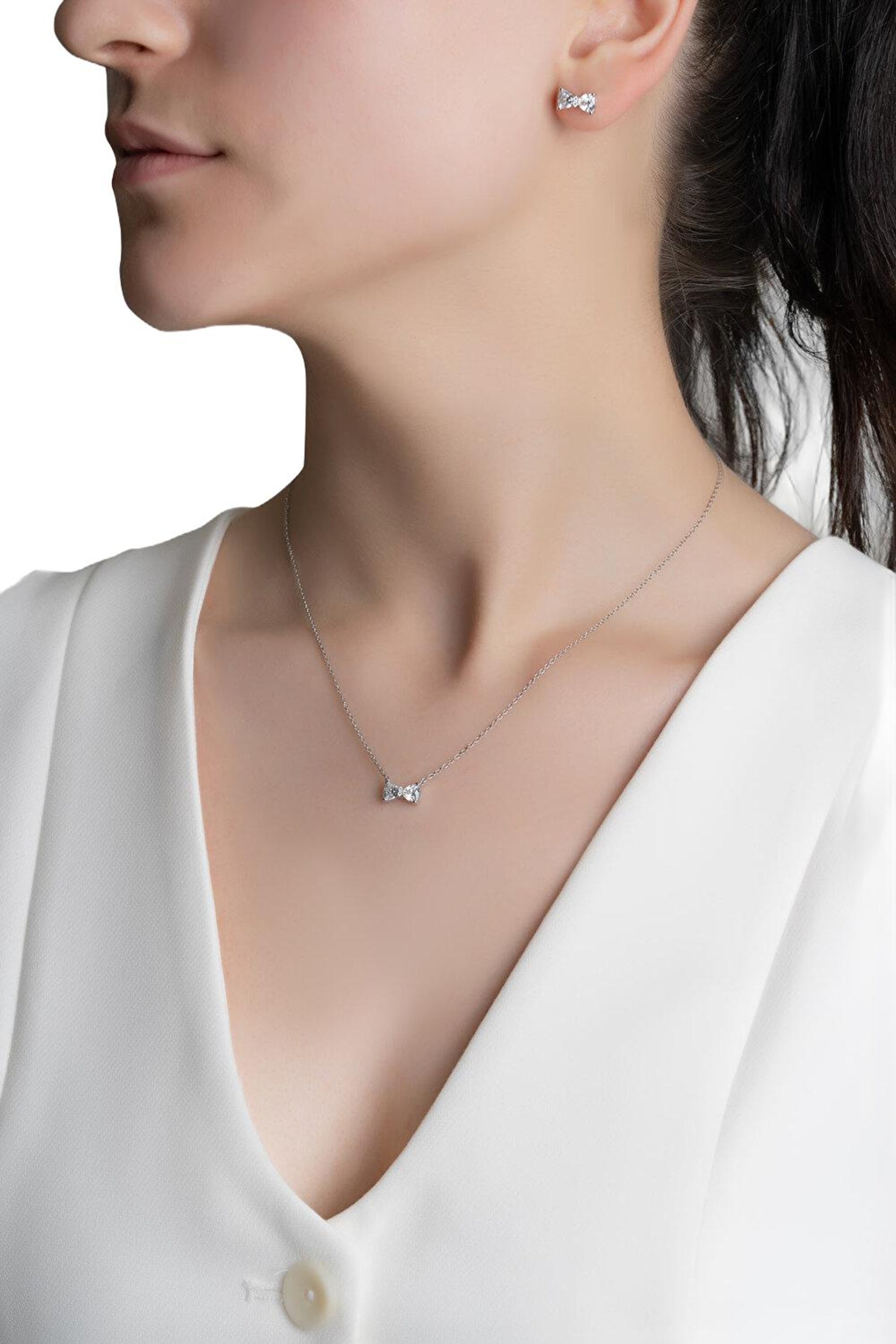 So Chic Kette in Silber: Vorderseite