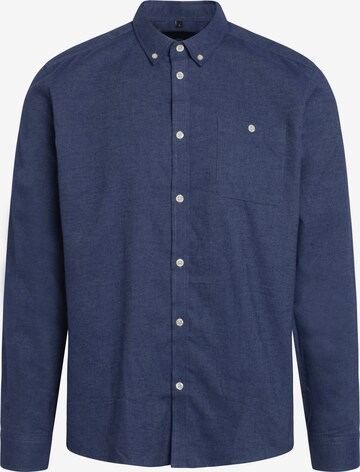 BRUUNS BAZAAR Regular fit Button Up Shirt 'Cash Laurent' in Blue: front