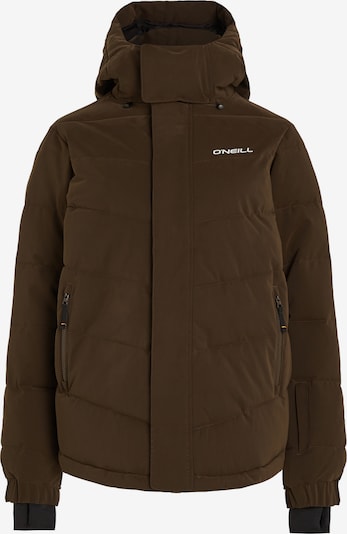 Sportinė striukė 'Cruz Hybrid' iš O'NEILL, spalva – tamsiai ruda / juoda / balta, Prekių apžvalga