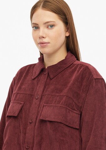 QS Blouse in Rood: voorkant