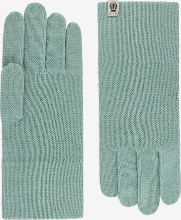 Roeckl Full finger gloves 'PURE CASHMERE' in Green: front