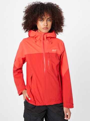 JACK WOLFSKIN Outdoor Jacket 'Go Hike' in Red: front