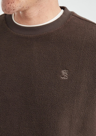 QS Sweatshirt in Braun