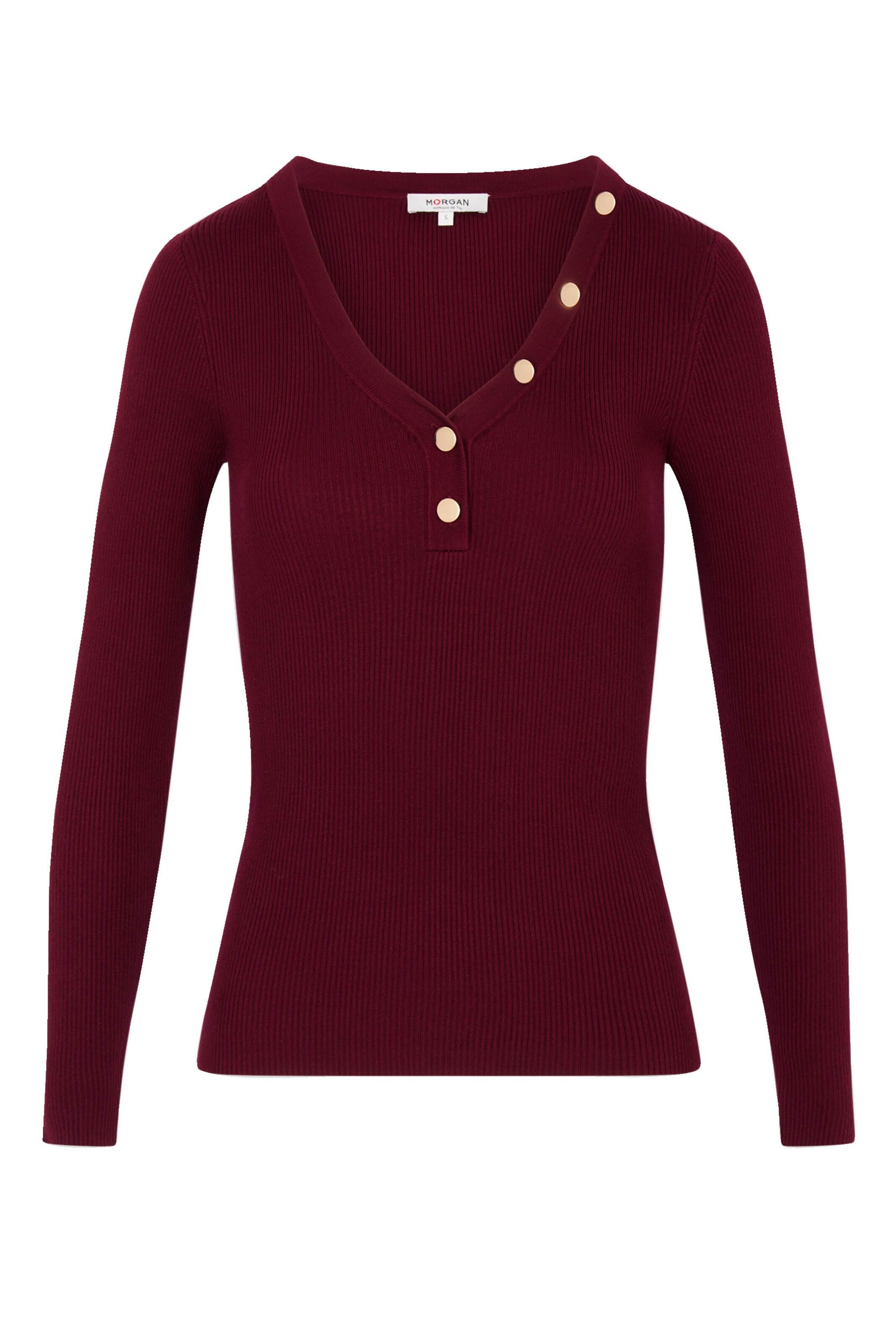 Pull-over 'MBANBIN' Morgan en rouge : devant